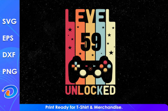 Celebrate the Ultimate Milestone: The Level 59 Unlocked Birthday T-Shirt