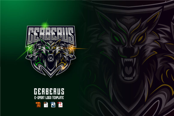 Cerberus Wolf E-sport Logo Design: A Versatile Branding Solution