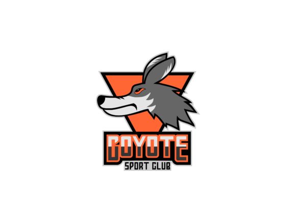 Coyote Sport Badge Logo: A High-Resolution Asset for Team Identity and Branding