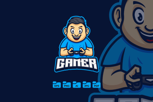 Crafting Identity: Unleashing the Gamer Boy Mascot Logo