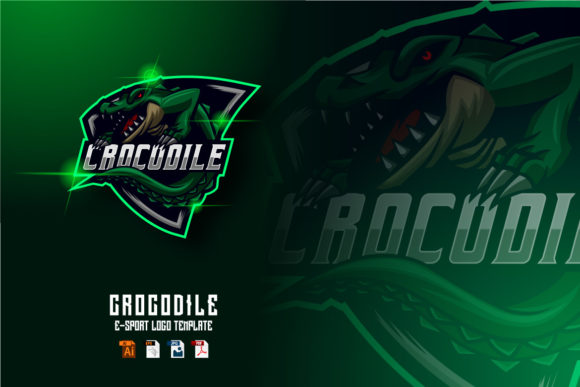 Crocodile Logo Designs for Modern Gaming Brands