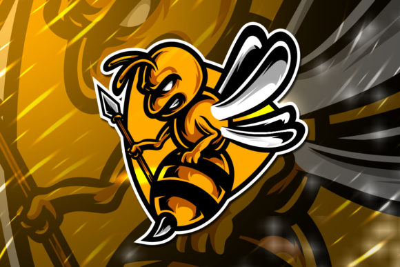 Elevate Your Gaming Identity: The Bee Warrior Esport Mascot Logo Explained