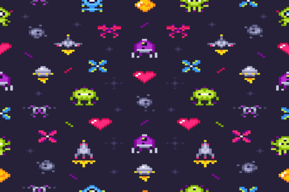 Exploring Old Games Seamless Patterns: A Nostalgic Journey into Retro Gaming and Pixel Art