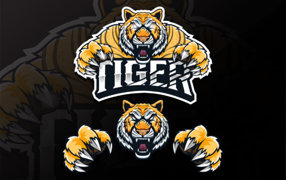 Harness the Ferocity of a Wild Tiger Esports Logo