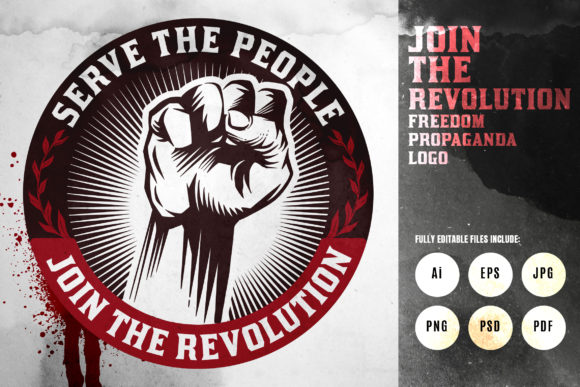 Join the Revolution Logo Template: A Versatile Design for Modern Movements