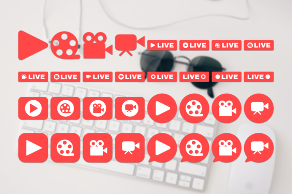 Social Live Stream Icons Set: Integrating a Professional Asset into Modern Digital Workflows