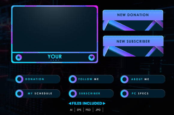 Streaming Overlay Panel Design: The Ultimate Finishing Touch for Your Gaming Rig