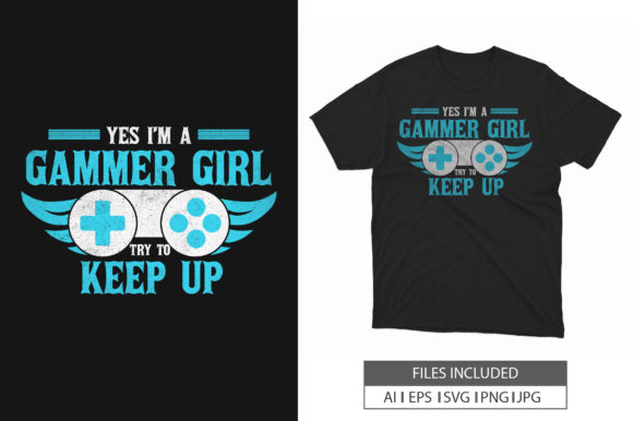 The Gamer Girl Vector SVG T-Shirt Design: A Strategic Asset for Modern Creators