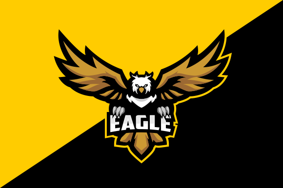 The Power of an Eagle Mascot Vector Logo for Gaming