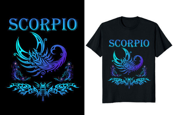 The Scorpio Zodiac Graphic T-Shirt Design: A Practical Asset for Creators