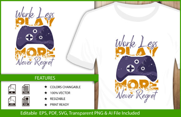 Work Less Play More: Designing a Lifestyle T-shirt